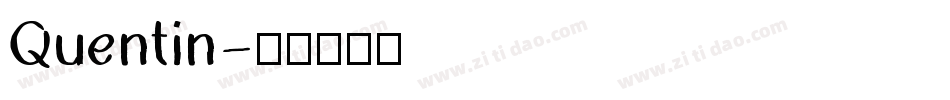 Quentin字体转换