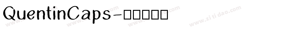 QuentinCaps字体转换
