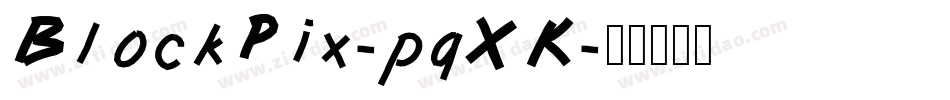 BlockPix-pqXK字体转换