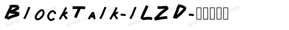 BlockTalk-lLZD字体转换