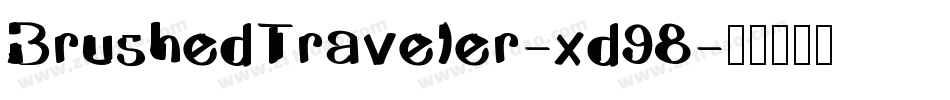 BrushedTraveler-xd98字体转换
