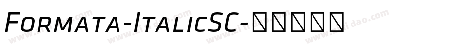 Formata-ItalicSC字体转换