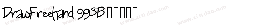 DrawFreehand-993B字体转换