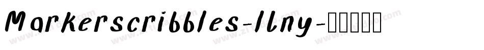 Markerscribbles-lLny字体转换