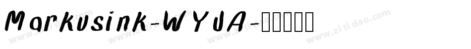 Markusink-WYJA字体转换