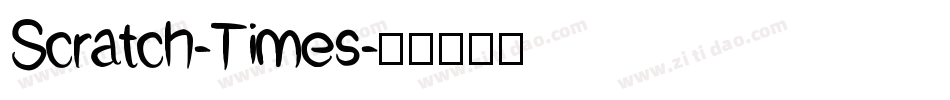 Scratch-Times字体转换