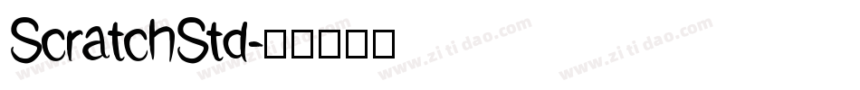 ScratchStd字体转换