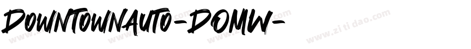 DownTownAuto-DOMW字体转换