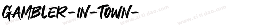 Gambler-in-Town字体转换