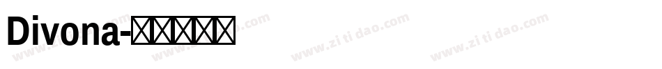 Divona字体转换