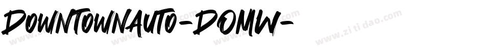DownTownAuto-DOMW字体转换