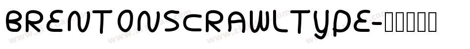 BrentonscrawlType字体转换