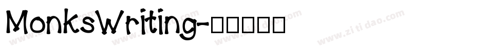 MonksWriting字体转换