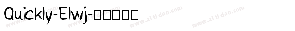 Quickly-Elwj字体转换