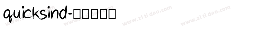 quicksind字体转换