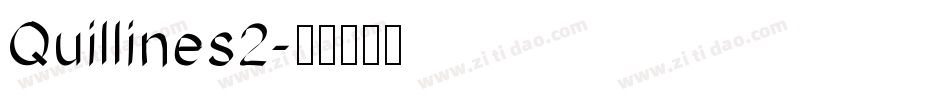 Quillines2字体转换