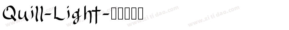 Quill-Light字体转换