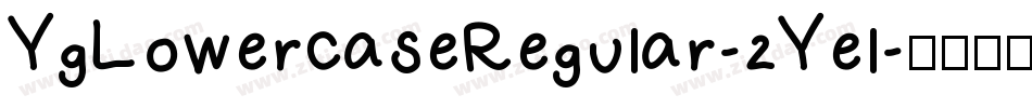 YgLowercaseRegular-2Yel字体转换