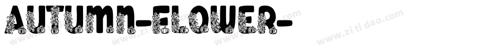 Autumn-Flower字体转换