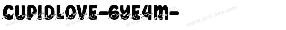 CupidLove-6Ye4M字体转换