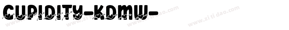 Cupidity-KdmW字体转换