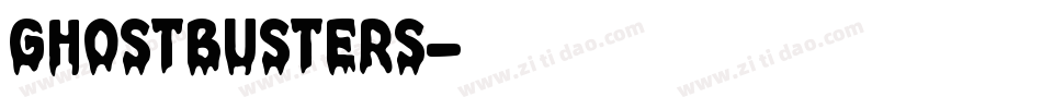 Ghostbusters字体转换