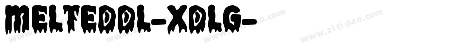 MeltedDl-XdLg字体转换