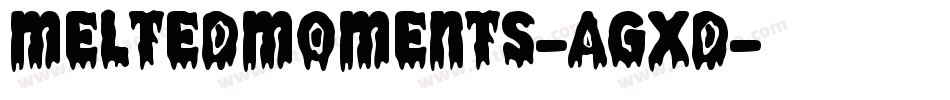 MeltedMoments-AGxD字体转换
