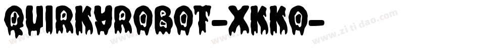QuirkyRobot-xKKO字体转换