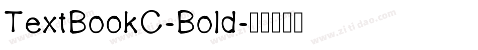 TextBookC-Bold字体转换
