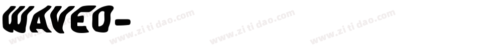 WAVED字体转换