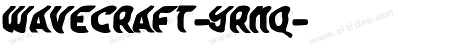 Wavecraft-YRnq字体转换