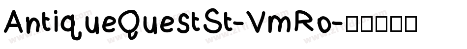 AntiqueQuestSt-VmR0字体转换