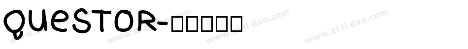 QUESTOR字体转换