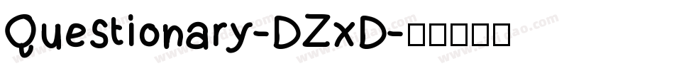Questionary-DZxD字体转换