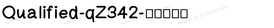 Qualified-qZ342字体转换