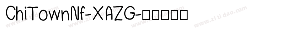 ChiTownNf-XAZG字体转换