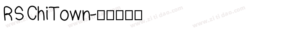 RSChiTown字体转换