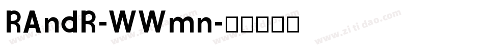 RAndR-WWmn字体转换