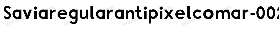 Saviaregularantipixelcomar-002R字体转换