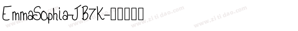 EmmaSophia-JB7K字体转换