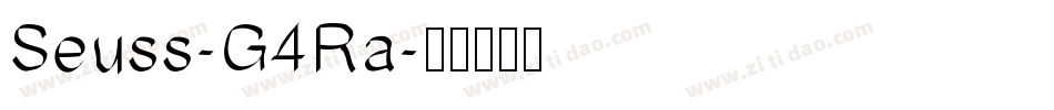 Seuss-G4Ra字体转换