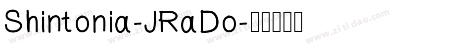 Shintonia-JRaDo字体转换
