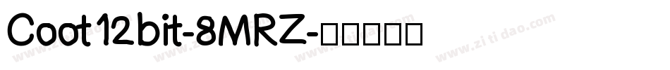 Coot12bit-8MRZ字体转换