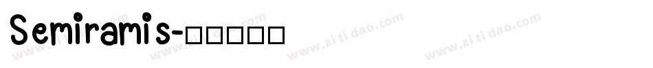 Semiramis字体转换