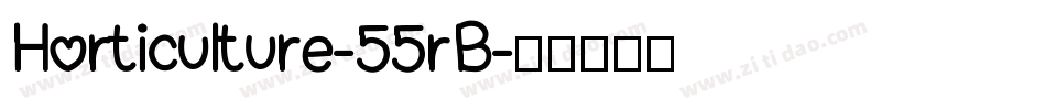 Horticulture-55rB字体转换