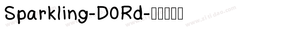 Sparkling-D0Rd字体转换