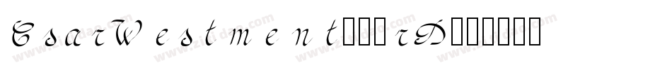 CsarVestment-71rD字体转换