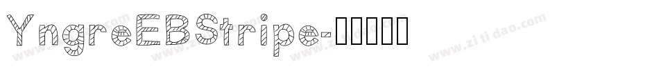YngreEBStripe字体转换