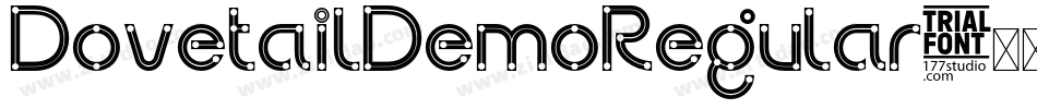 DovetailDemoRegular字体转换